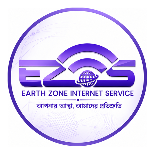Earth Zone Internet Service EZIS লোগো